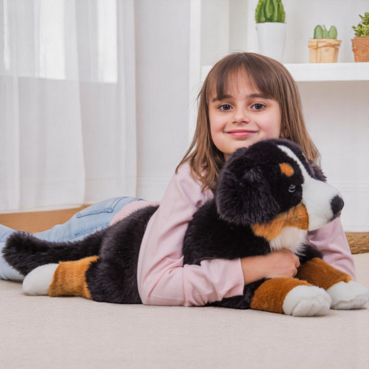 Berner Sennenhund Liegend 60 cm von Teddy Hermann